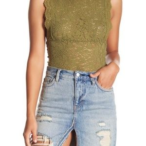 NWT Free People Sure Thang Lace Tank
